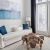 a living room with a couch and a table